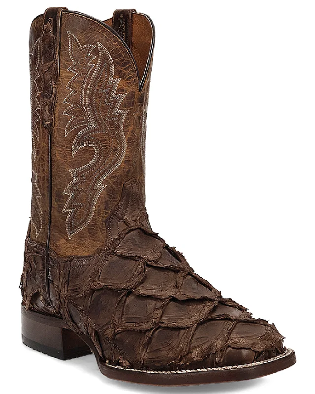 Men's western boots with a silver - toned hardware and accentsMen's Raymond Western Boots