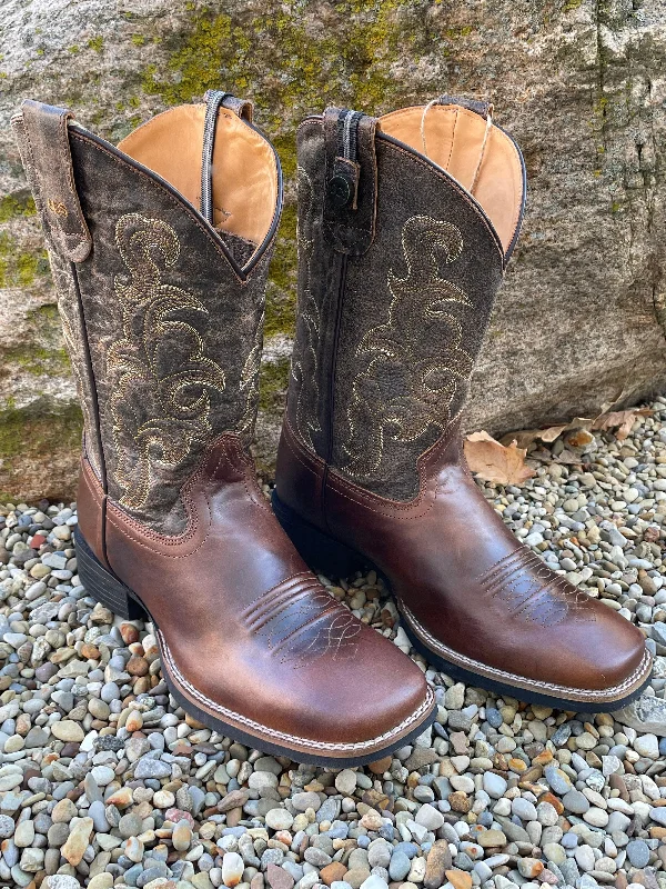 Men's cowboy boots with a leather lining for comfortRoper Men's Trigger Tan Oiled Leather Concealed Carry Cowboy Boots 0906-3349 Men's cowboy boots with a leather lining for comfortRoper Men's Trigger Tan Oiled Leather Concealed Carry Cowboy Boots 0906-3349