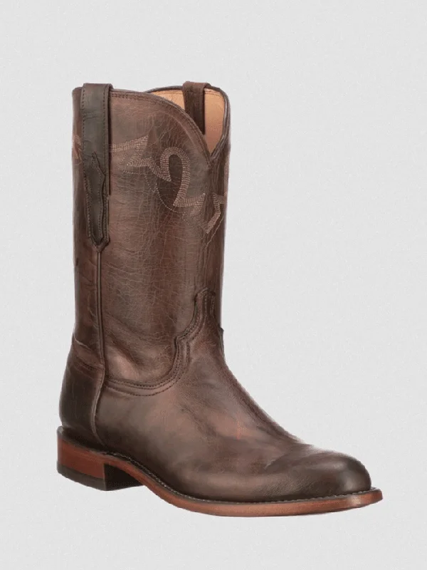 Lucchese CL6510.C2 Mens Sunset Roper Chocolate