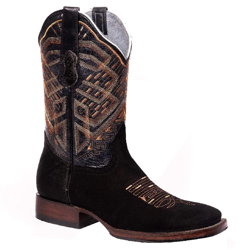 Men's cowboy boots with a high - heeled designJOE BOOTS 521 BLACK Men's Western Boots: Square Toe Cowboy & Rodeo Boots in Genuine Leather Men's cowboy boots with a high - heeled designJOE BOOTS 521 BLACK Men's Western Boots: Square Toe Cowboy & Rodeo Boots in Genuine Leather