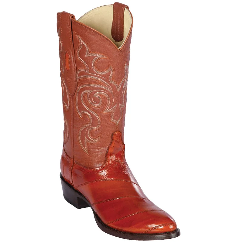 Men's cowboy boots with a tooled leather designEel Cowboy Boot