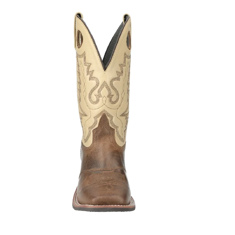 Men's cowboy boots with a spur ledgeSmoky Mountain Boots Mens Nash Brown Oil/Cream Leather Cowboy Boots