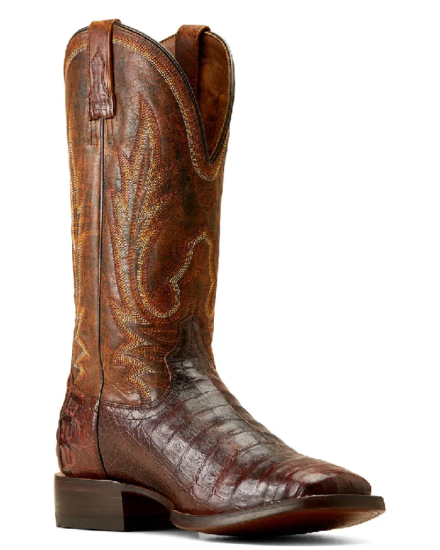 Men's cowboy boots with a snake - skin textureMen's Gunslinger Cowboy Western Boots Men's cowboy boots with a snake - skin textureMen's Gunslinger Cowboy Western Boots