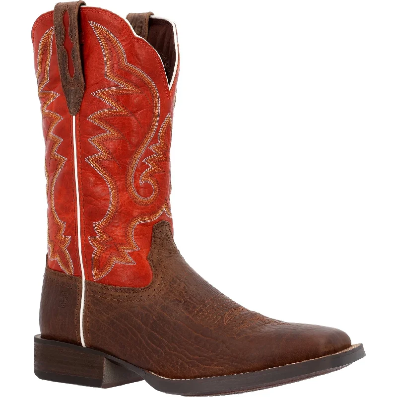 Men's cowboy boots with a heel guardDurango Mens Saddlebrook Western Acorn/Crimson Leather Cowboy Boots Men's cowboy boots with a heel guardDurango Mens Saddlebrook Western Acorn/Crimson Leather Cowboy Boots