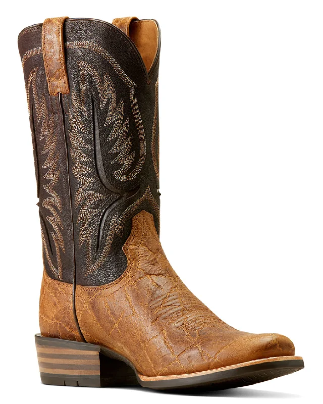 Men's western boots with a rubber sole for traction on various surfacesMen's Stadtler Western Boots