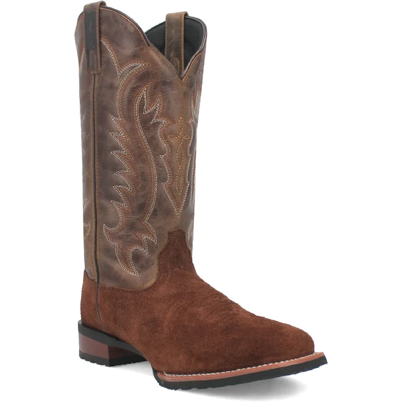 Alligator - print men's cowboy boots for a bold lookDan Post Mens Rigid Rust/Brown Leather Work Cowboy Boots