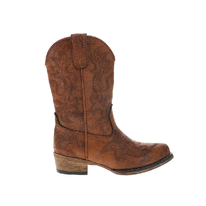 Men's cowboy boots with a heel guardRiley Classic Snip Toe Cowboy Boots (Little Kid-Big Kid)