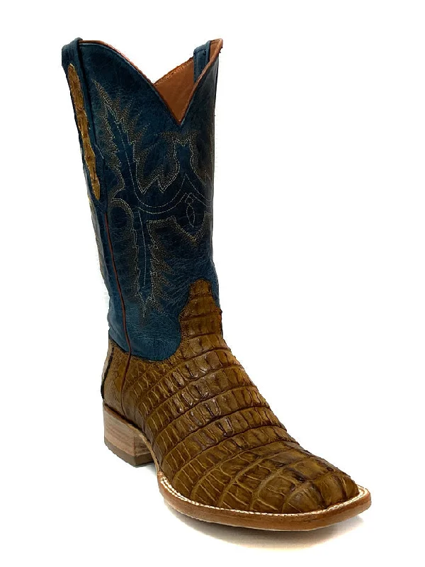 Men's cowboy boots with a heel guardBlack Jack PUCG7148 Mens Caiman Crocodile Tail Boots Pull Up Cognac Men's cowboy boots with a heel guardBlack Jack PUCG7148 Mens Caiman Crocodile Tail Boots Pull Up Cognac