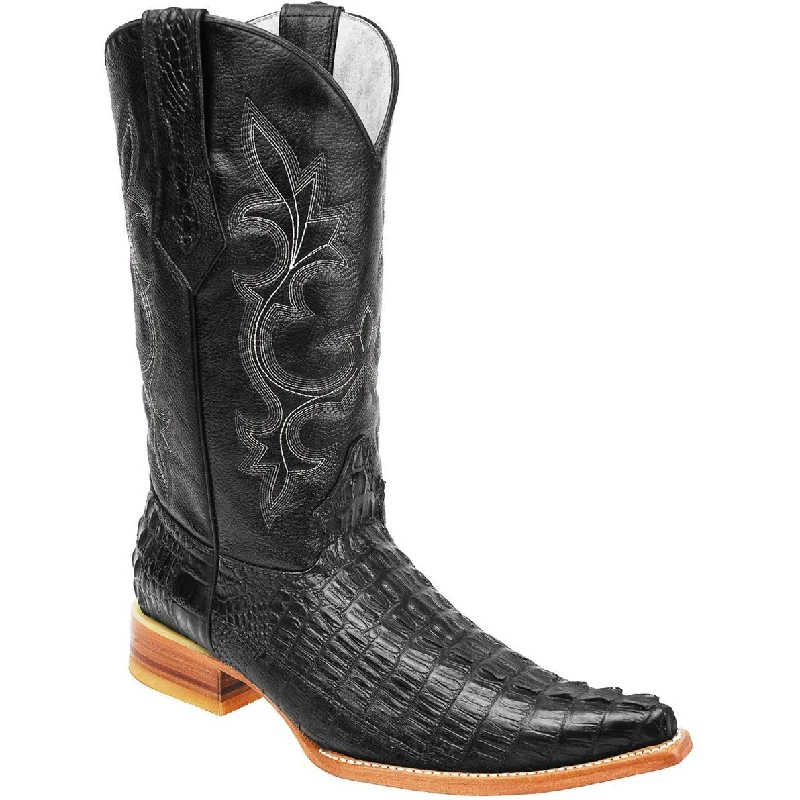 Alligator - print men's cowboy boots for a bold lookJoe boots BD04 BLACK Men's Western Boots - Pointed Toe , Cowboy boots, Caiman print leather Alligator - print men's cowboy boots for a bold lookJoe boots BD04 BLACK Men's Western Boots - Pointed Toe , Cowboy boots, Caiman print leather