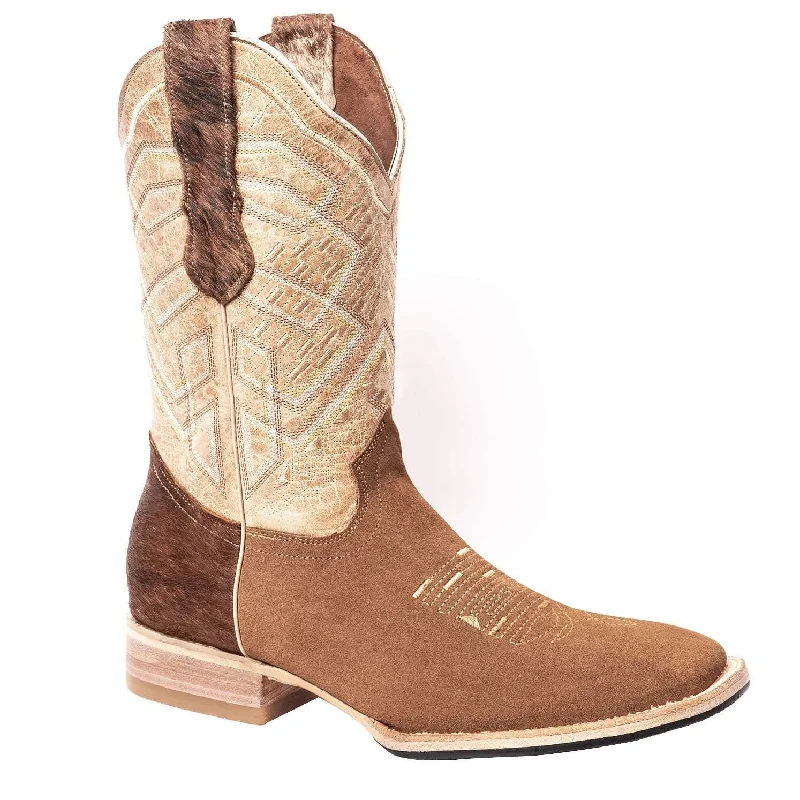 Men's cowboy boots with a decorative inlayJOE BOOTS 521 GOLD Men's Western Boots: Square Toe Cowboy & Rodeo Boots in Genuine Leather Men's cowboy boots with a decorative inlayJOE BOOTS 521 GOLD Men's Western Boots: Square Toe Cowboy & Rodeo Boots in Genuine Leather