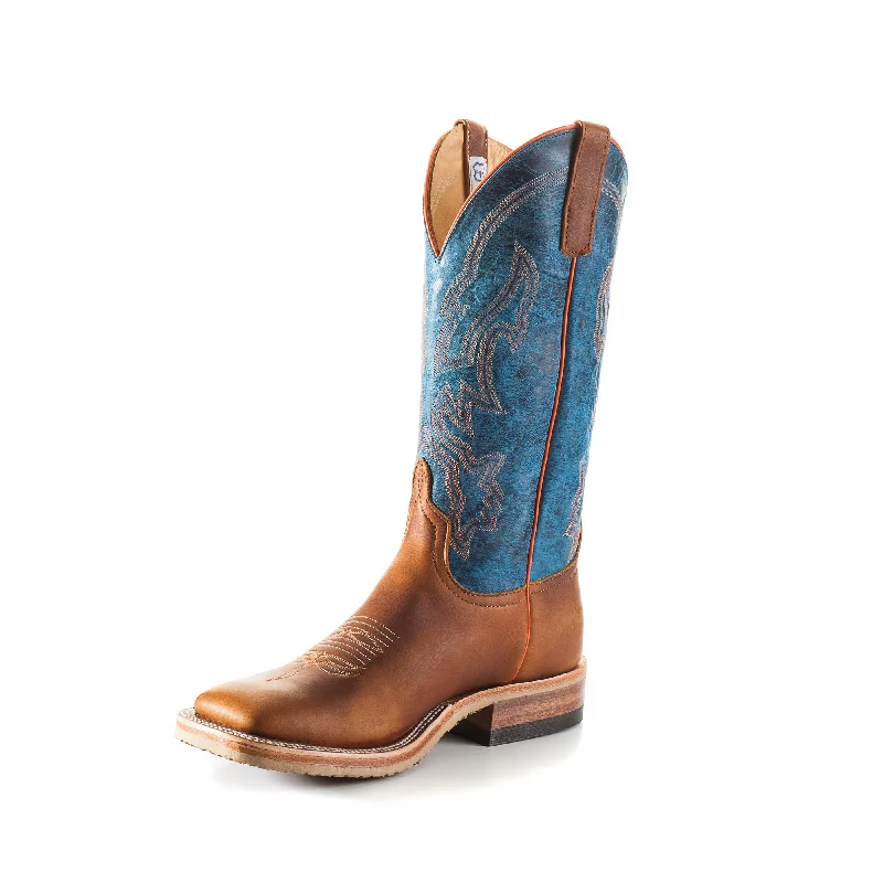 Men's cowboy boots with a leather sole for a classic lookAnderson Bean Mens 13in Danube Briar/Mad Dog Leather Cowboy Boots