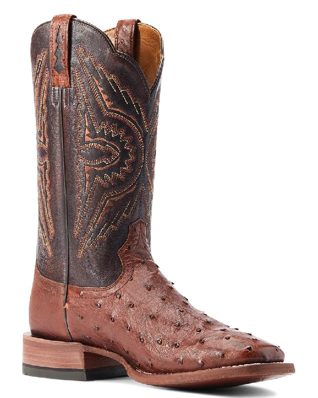 Alligator - embossed men's western boots for a bold statementMen's Broncy Cowboy Western Boots