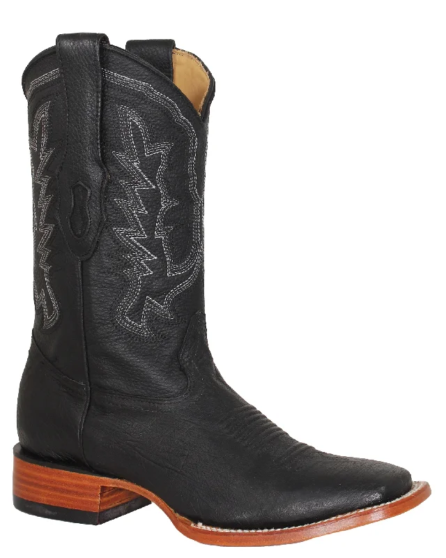 Men's cowboy boots with a high - heeled designMen's Javier Western Boots