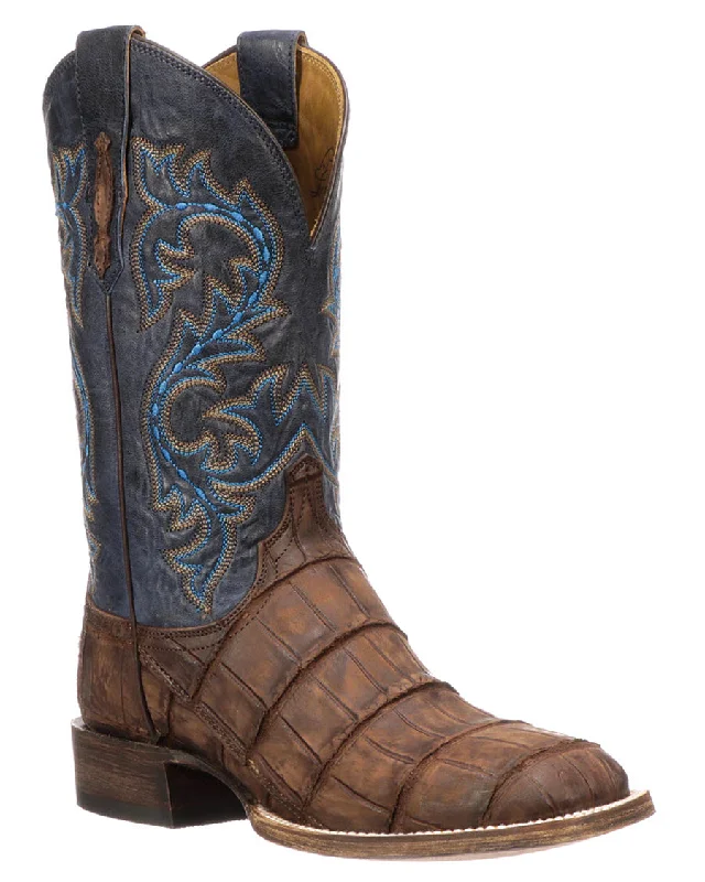 Men's western boots with a silver - toned hardware and accentsMen's Malcolm Western Boots