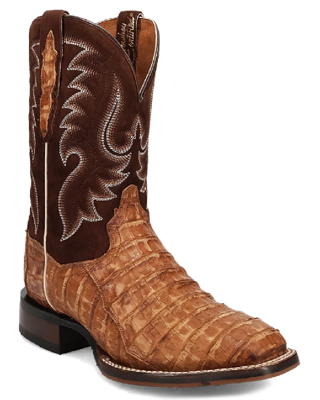 Men's western boots with a traditional western boot silhouette and a polished shineMen's Leon Western Boots