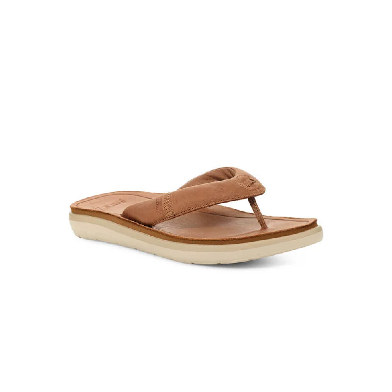 Men's sandals with a decorative buckle or charmSanuk Mens Rippah Primo Sandals - Tan
