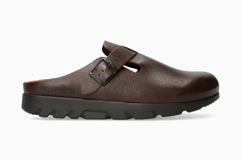 Men's sandals with a wide strap for supportZaverio Fit - Chestnut