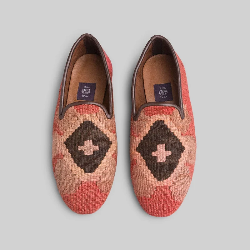 Men's loafers with a removable insole for cleaning Men's loafers with a pointed toe for a stylish appearanceMen's Kilim Loafer Size 8