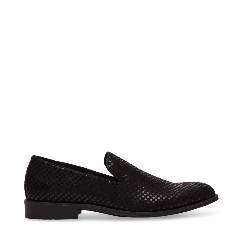 Men's leather loafers with a penny slot Men's leather loafers with a penny slotBerton Casual Shoe BLACK/BLACK