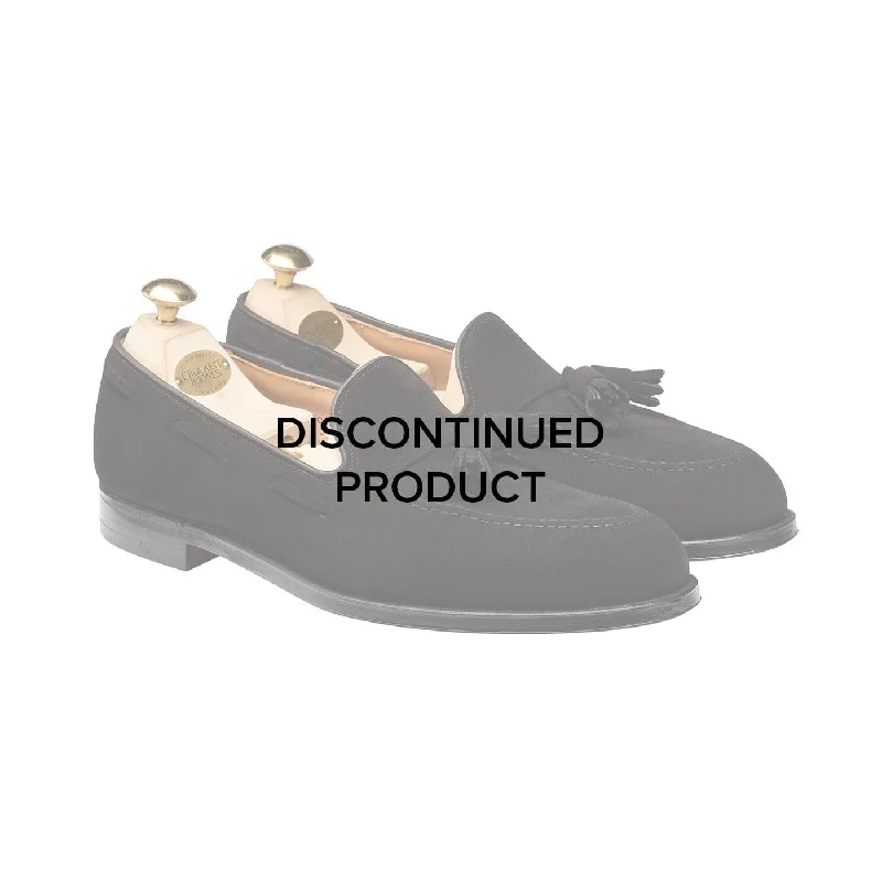 Slip - on men's loafers for easy wearCavendish Black Calf Suede