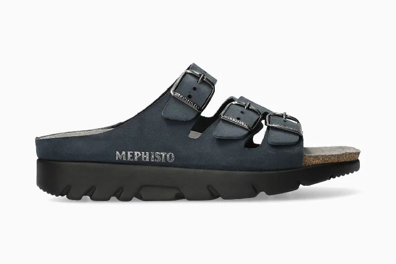 Men's sandals with a padded heelZach Fit. - Navy
