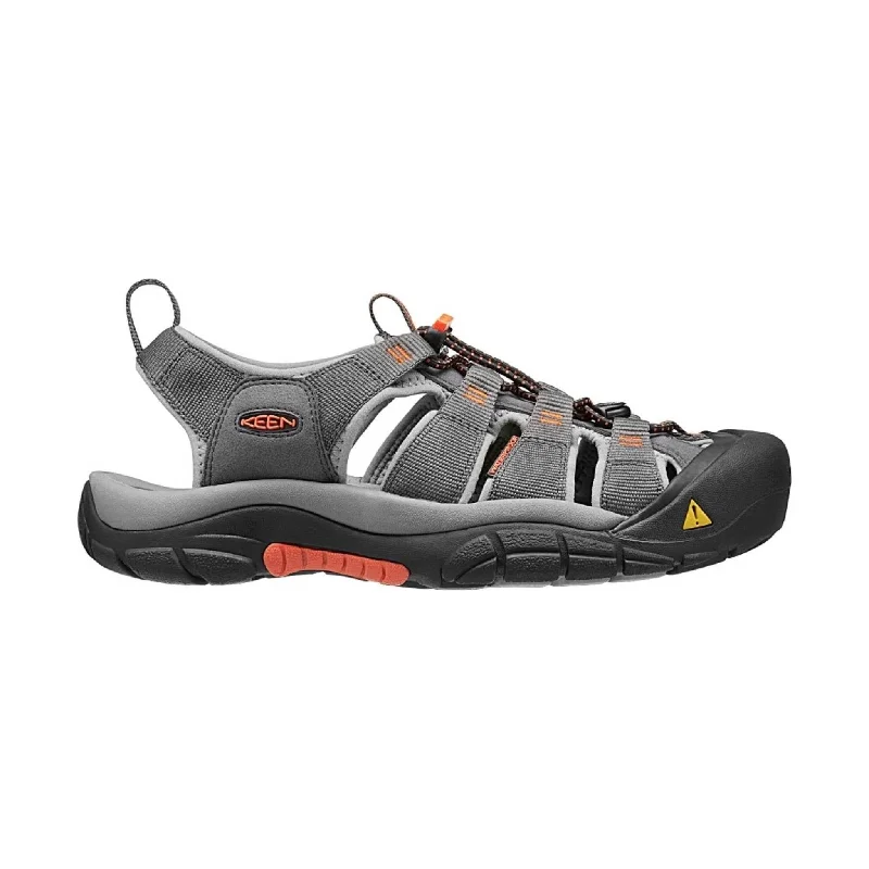 Men's sandals with a wide strap for supportKEEN Men's Newport H2 - Magnet / Nasturtium