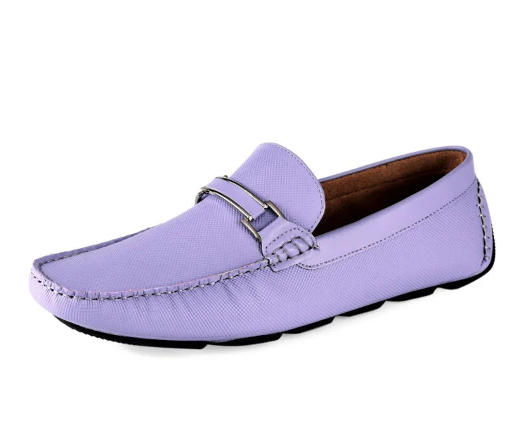 Men's loafers with a contrast stitching detailBriggs Lavender