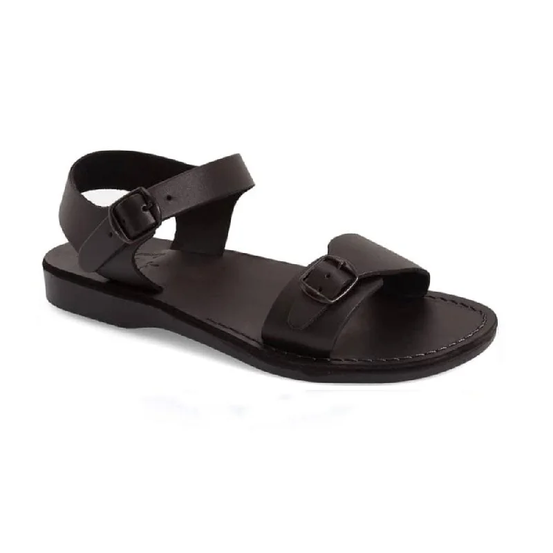 Waterproof men's sandals for water activitiesThe Original - Leather Adjustable Strap Sandal | Black