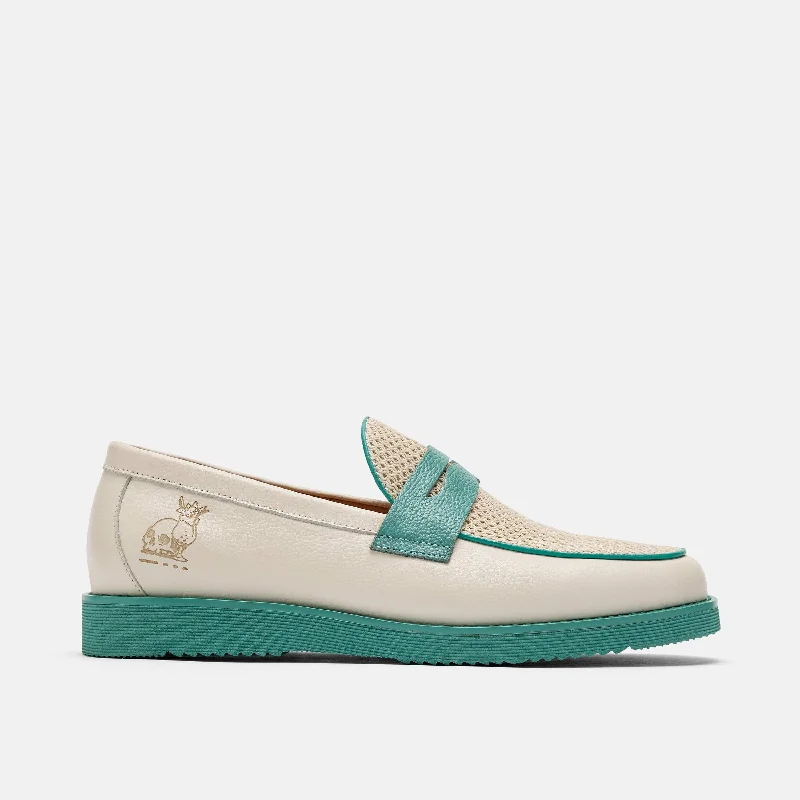 Men's leather loafers with a penny slot Men's loafers with a low - heeled designThree Dots and a Dash 'Not Too Sweet' Leather Penny Loafers - Men's