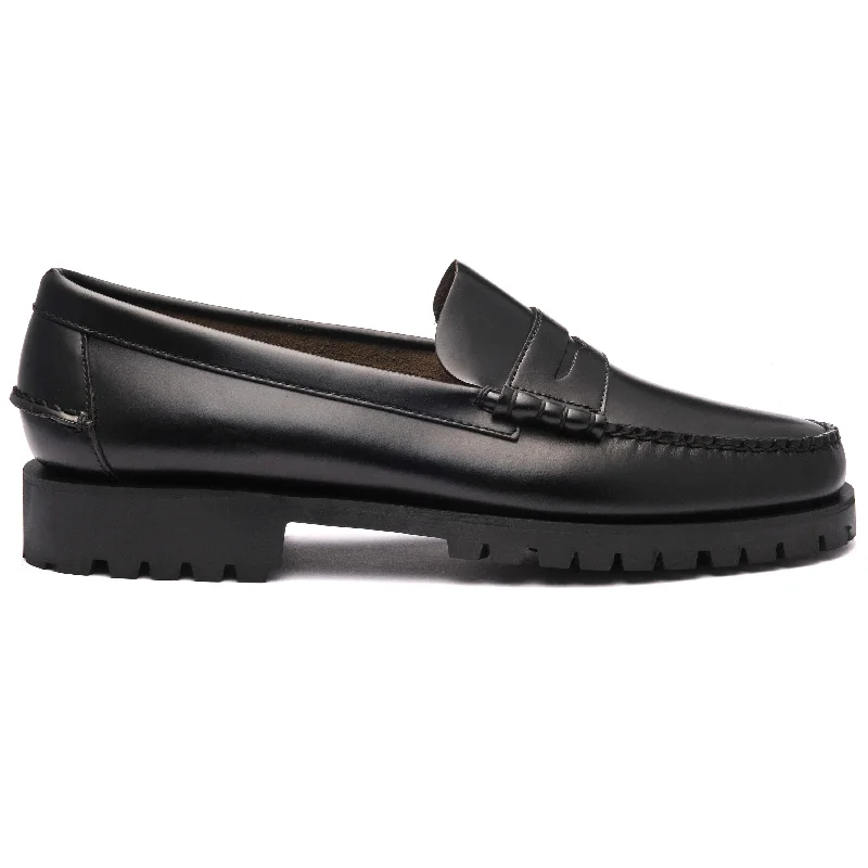 Men's loafers with a memory foam insoleDan Lug - Black