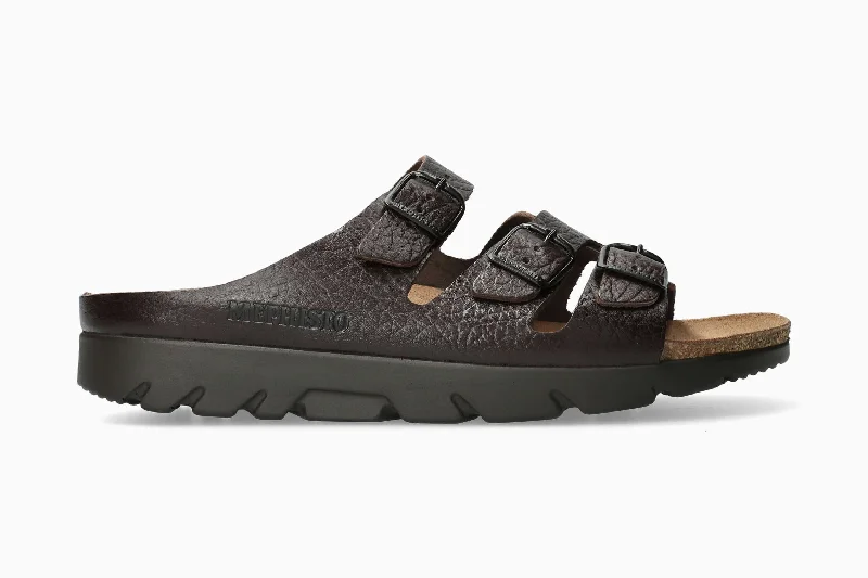 Men's sandals in a neutral color like black or brownZach Fit. - Dark Brown