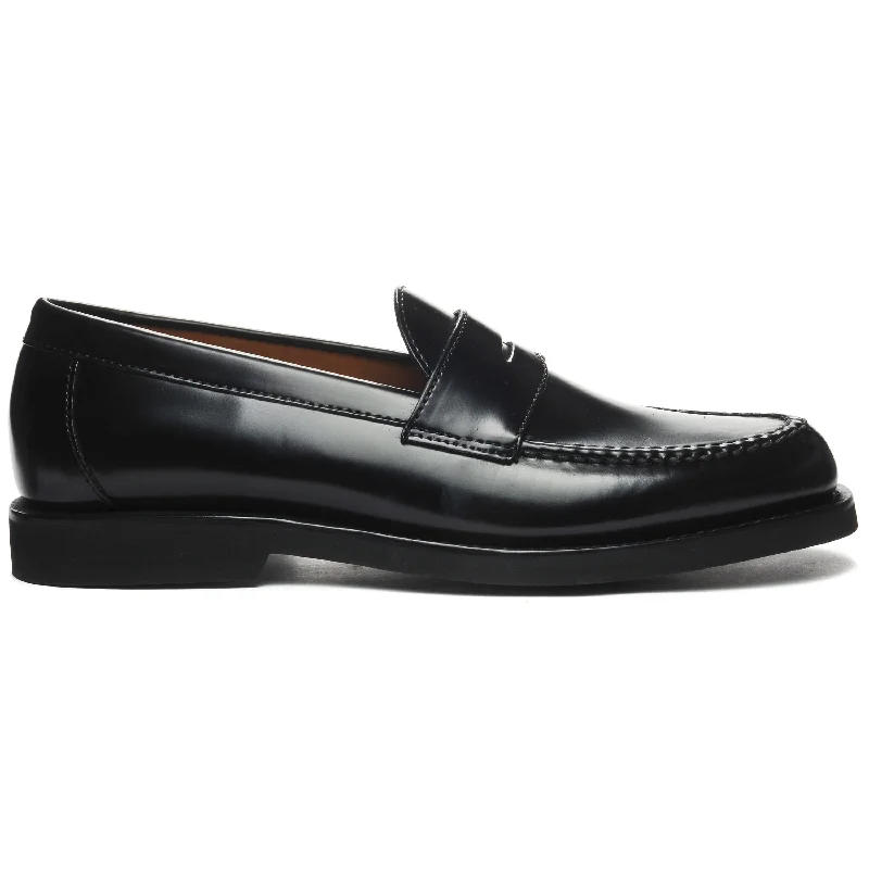 Men's loafers with a leather lining for comfortRyan Brushed Polaris - Black