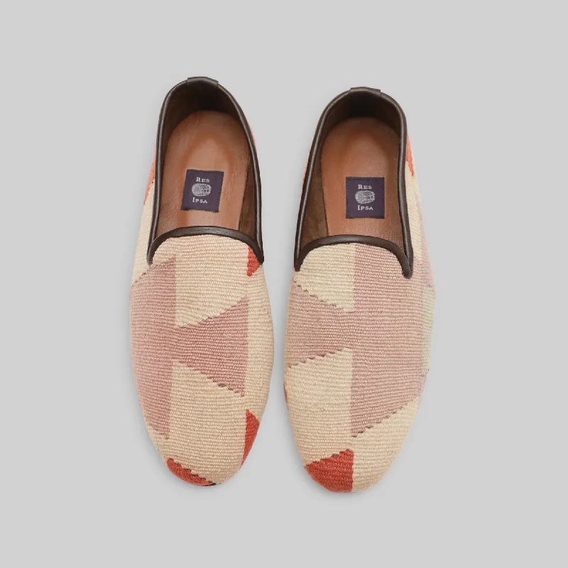 Men's loafers with a leather lining for comfort Slip - on men's loafers for easy wearMen's Kilim Loafer Size 9
