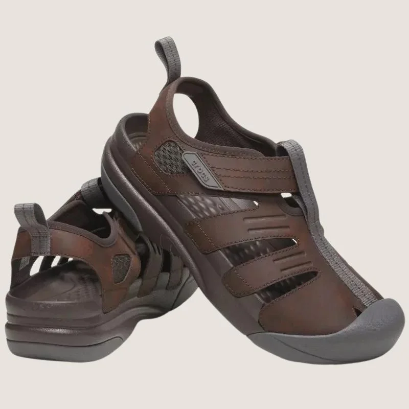 Men's sandals with a durable outer soleMen's sandals with a durable outer soleCrocs Yukon Fisherman Sandal