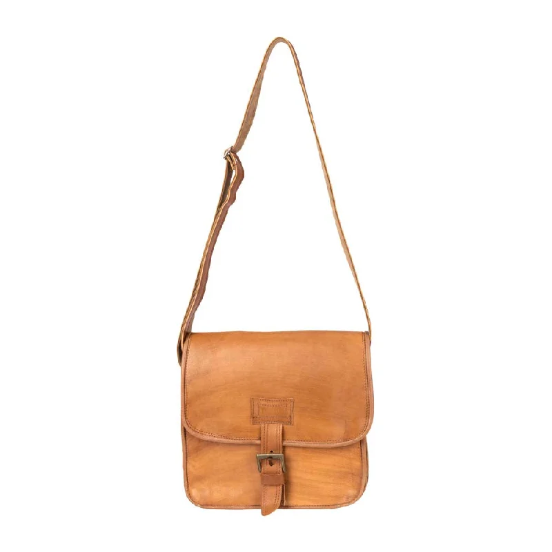 Men's sandals with a buckle closureNatural Leather Messenger Bag | Brown