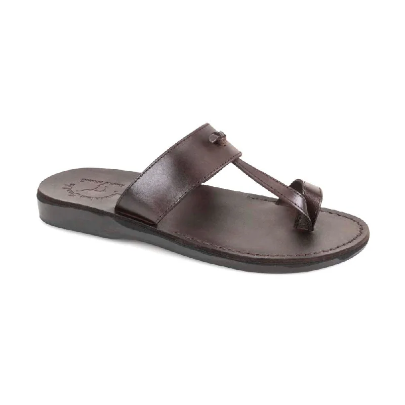 Men's sandals with a shock - absorbing insoleMen's sandals with a shock - absorbing insoleNathan - Leather Slip On Sandal | Brown