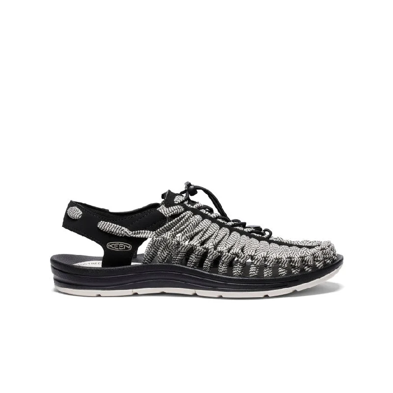 Men's sandals with a rubber sole for tractionMen's UNEEK Flat Cord Sneaker x RFW | Black/Birch Men's sandals with a rubber sole for tractionMen's UNEEK Flat Cord Sneaker x RFW | Black/Birch