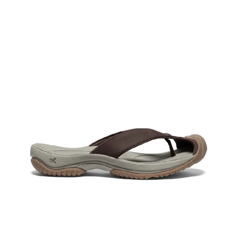Men's sandals with a wide strap for supportMen's Waimea Leather Flip-Flop | Java/Plaza Taupe Men's sandals with a wide strap for supportMen's Waimea Leather Flip-Flop | Java/Plaza Taupe
