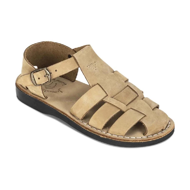 Men's sandals with a leather lining for comfortMen's sandals with a leather lining for comfortDaniel - Leather Fisherman Sport Sandal | Yellow Nubuck