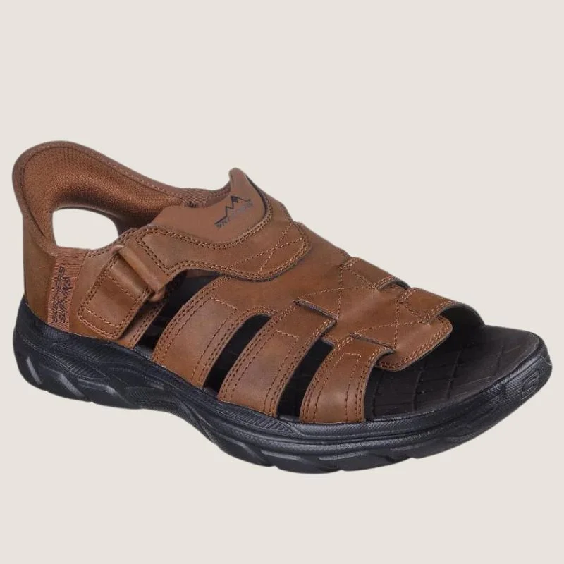 Men's sandals with a decorative buckle or charmSkechers Slip Ins Relaxed Fit Revolted SS-Norvel