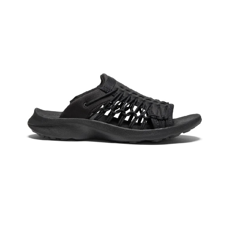 Men's sandals with a rubber sole for tractionMen's UNEEK SNK Slide  |  Black/Black