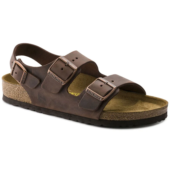 Men's sandals with a shock - absorbing insoleMens Birkenstock Milano Habana