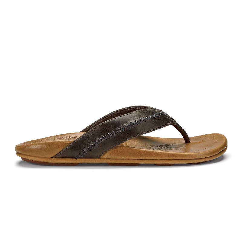 Men's sandals with a buckle closureMea Ola - Charcoal / Fox