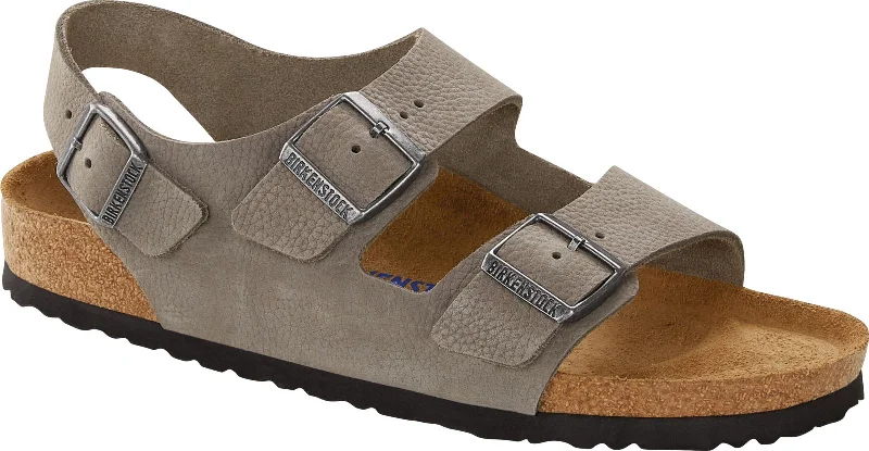 Flip - flop style men's sandals for beach wearBirkenstock Milano Soft Footbed - Nubuck