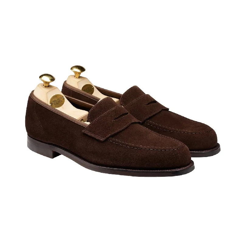Men's loafers with a low - heeled design Men's loafers in a neutral color like black or brownHarvard 2 Dark Brown Suede