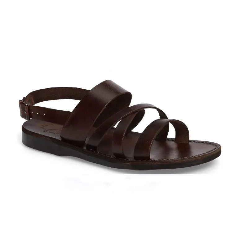 Men's sandals with a rubber sole for tractionMen's sandals with a rubber sole for tractionSilas - Leather Slingback Sandal | Brown