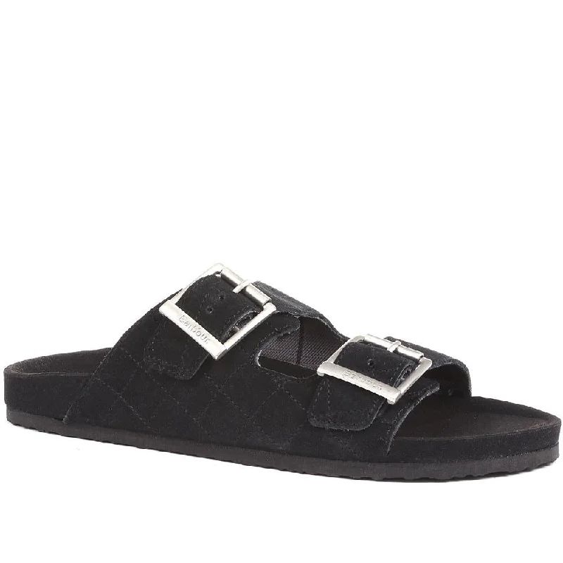 Men's sandals with a removable insole for cleaningEddie Leather Slider Sandals - BARBR35509 / 321 397 Men's sandals with a removable insole for cleaningEddie Leather Slider Sandals - BARBR35509 / 321 397