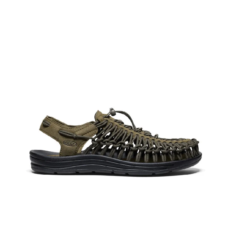 Men's sandals with a rubber sole for tractionMen's UNEEK Sneaker | Dark Olive/Black Men's sandals with a rubber sole for tractionMen's UNEEK Sneaker | Dark Olive/Black
