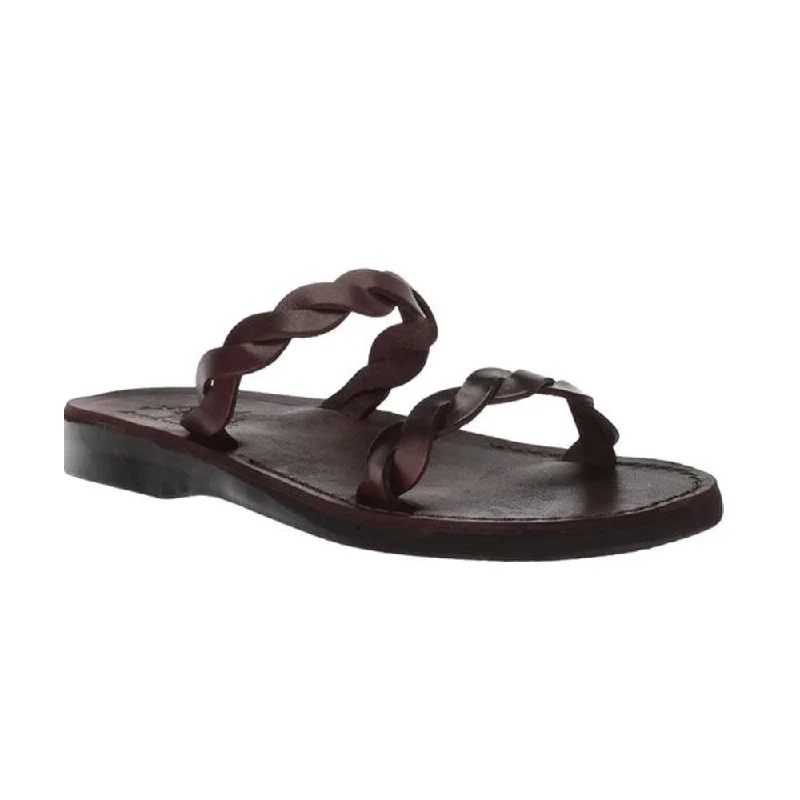 Men's sandals in a neutral color like black or brownJoanna - Leather Braided Strap Sandal | Brown Men's sandals in a neutral color like black or brownJoanna - Leather Braided Strap Sandal | Brown