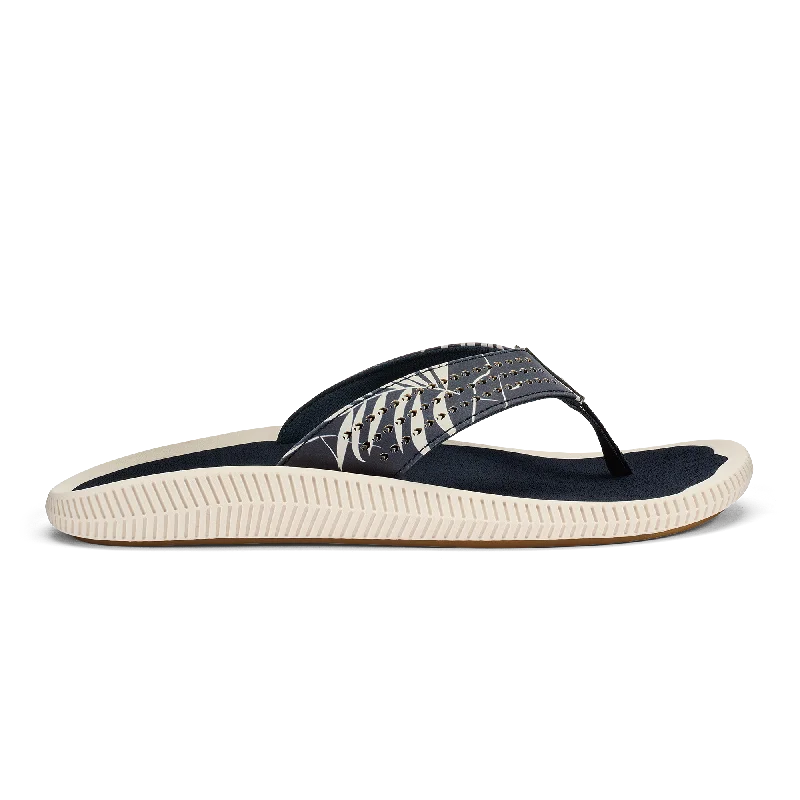 Men's sandals with a padded heelUlele - Trench Blue / Aloha